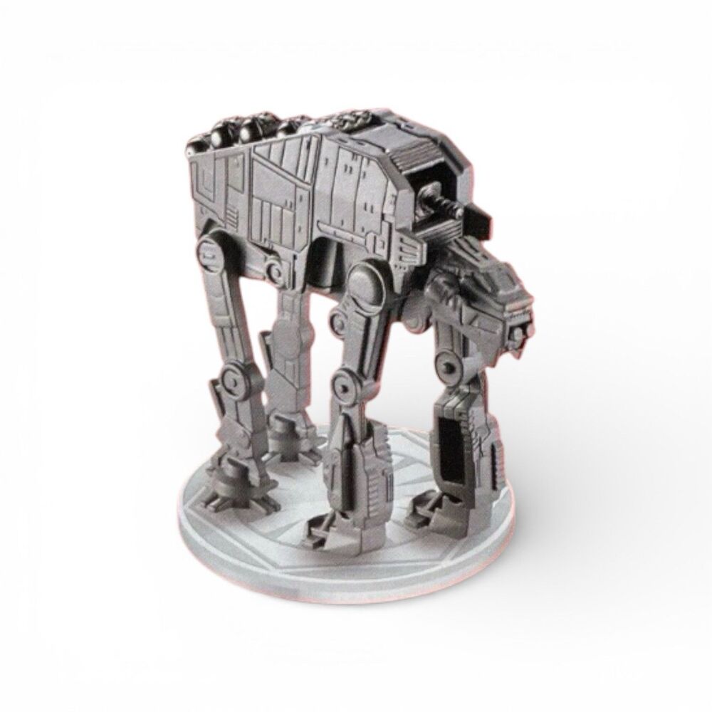 Hot Wheels Starships First Order Heavy Assault Walker Die Cast Display Stand